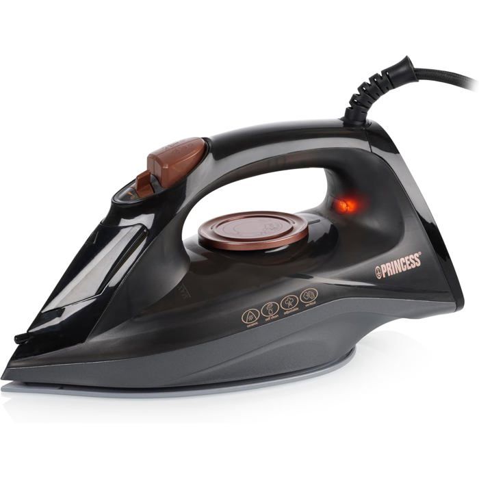 Fer à repasser - ESTAMPILLE - 2600 W - Réservoir 220 ml - Semelle en céramique - Vapeur continue 25 g/min - Estampille