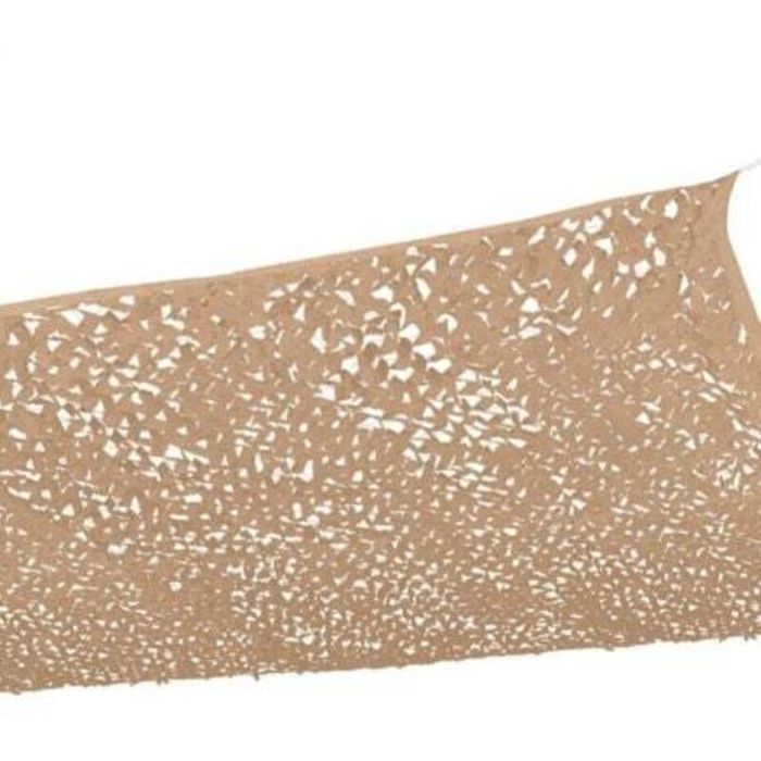 Voile dombrage rectangulaire couleur sable 3 x 6 m filet de protection solaire filet de camouflage pour campings en plein air