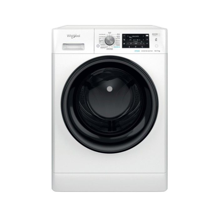 Lave-linge Séchant Whirlpool 10/7 Kg 1400RPM Blanc - FFWDD1074489
