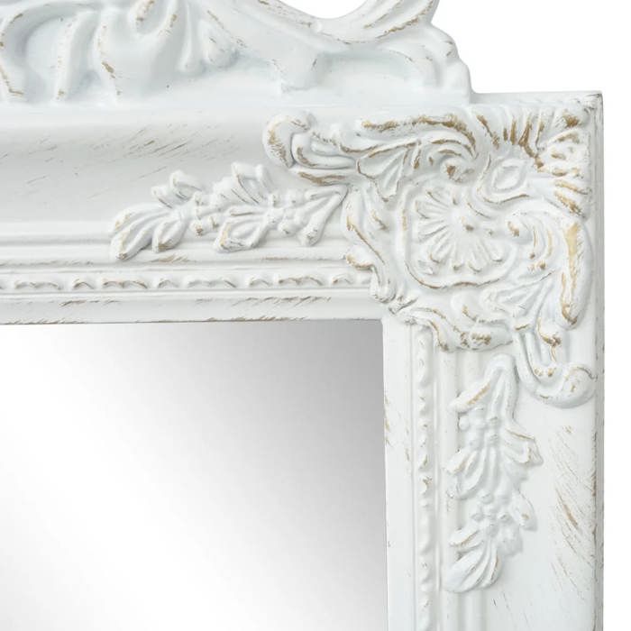 FIHERO - Miroir sur pied Style baroque 160 x 40 cm Miroir sur pied Style baroque 160 x 40cm Blanc 71839779zyg99a