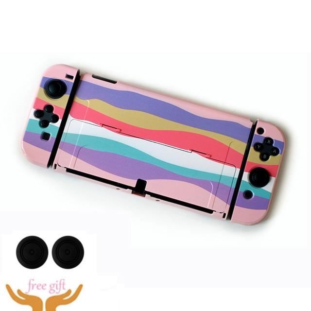 Bleu - Coque rigide transparente pour manette PS5, étui de protection