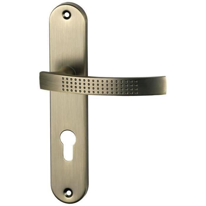 Ensemble poignées canon fusil mat cyl 195mm