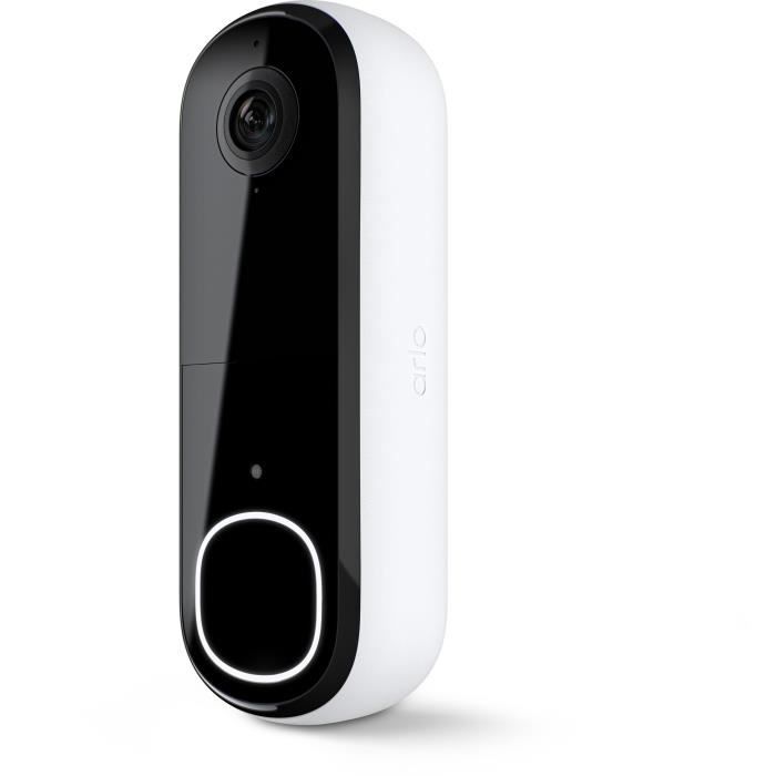 Sonnette Vidéo - ARLO - AVD4001-100EUS - Connexion directe au Wi-Fi - Son de sirène intégré