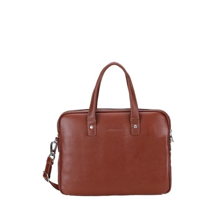 Porte-documents ARTHUR ASTON Ref 65958 B Cuir de vachette Cognac  36x27x6 cm