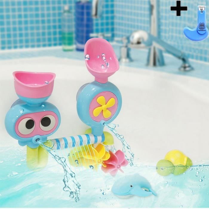 Jouets de bain pour bébé, musique douche jouer à l'eau jouets, camion à eau  qui coule (rose) - Cdiscount Jeux - Jouets