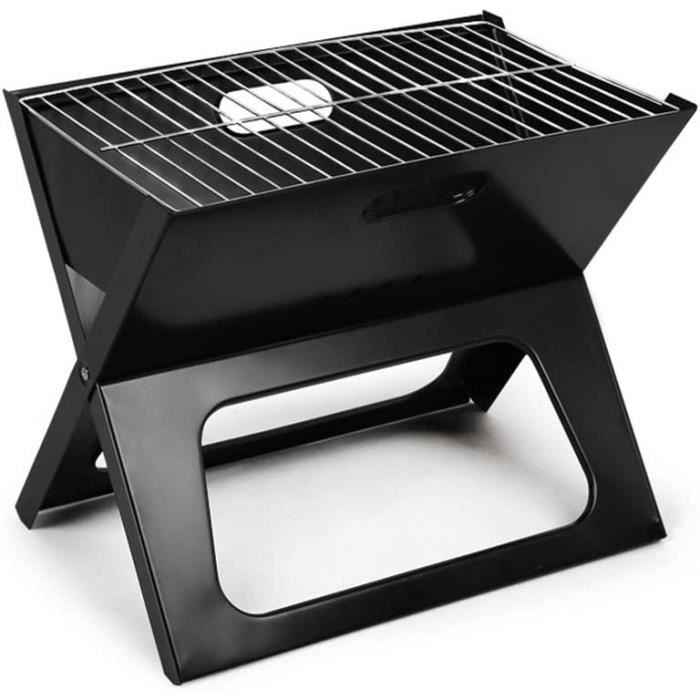 Barbecue Charbon de Bois BBQ Acier Inoxydable Grill Barbecue à Charbon