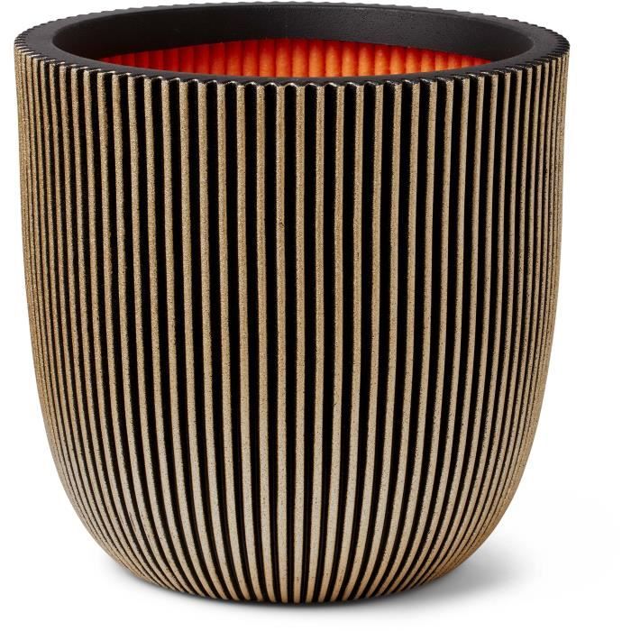 Pot de fleur boule CAPI EUROPE GROOVE NL 35 x 34 cm - vue 2