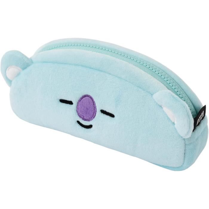 Trousse Scolaire Peluche BT21 Mang - Sous Licence Officielle - 20x10x5 Cm - Fourniture Scolaire Enfant Collège - 7