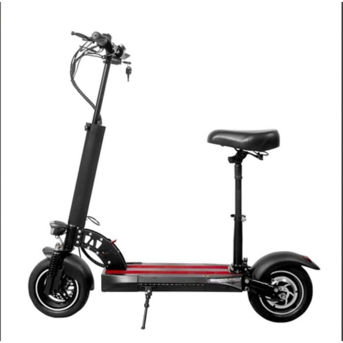 Trottinette électrique Vican 800W Adulte 45km/h Avec Siège - Noire
