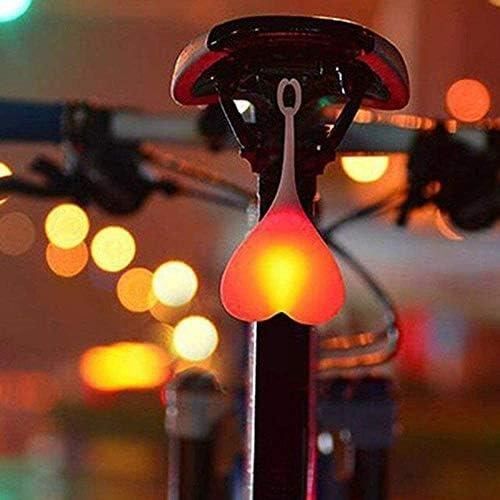 Feux arrière de Boule de vélo Lampe Suspendue à cœur battantfeu d'avertissement Cardiaque pour Bicyclette éclairage Essentiel Nuit