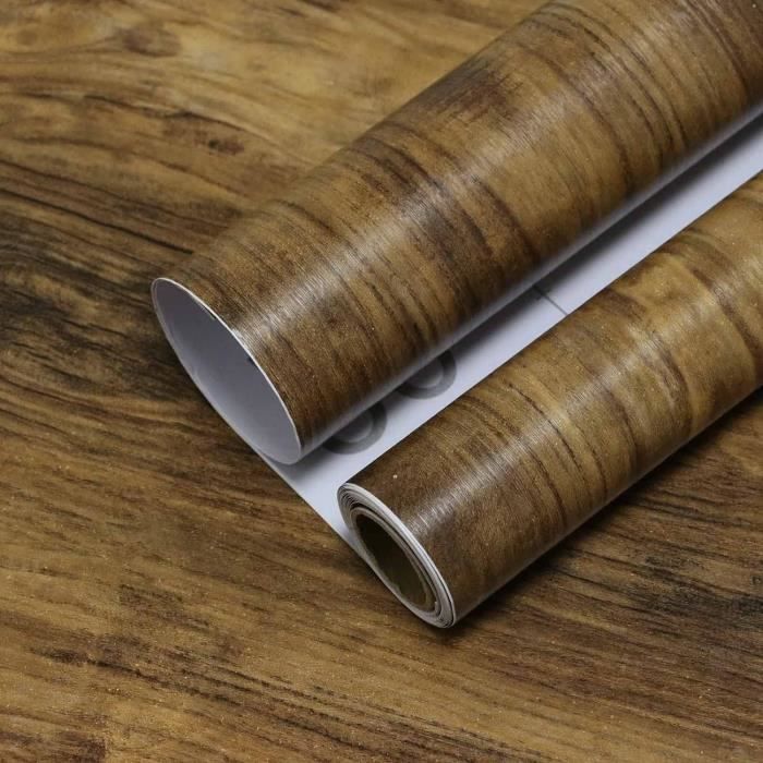 10M Auto-adhésif Meubles Bois Placage Décoratif Bord Baguage PVC Pour Meubles Armoire Bureau Table Bois Surface Bordure