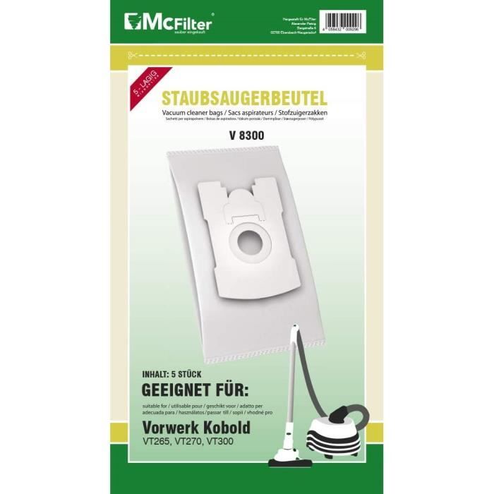 ROWENTA RO5761EA - SILENCE FORCE EXTREME COMPACT - Lot de 10 sacs aspirateur - Papier