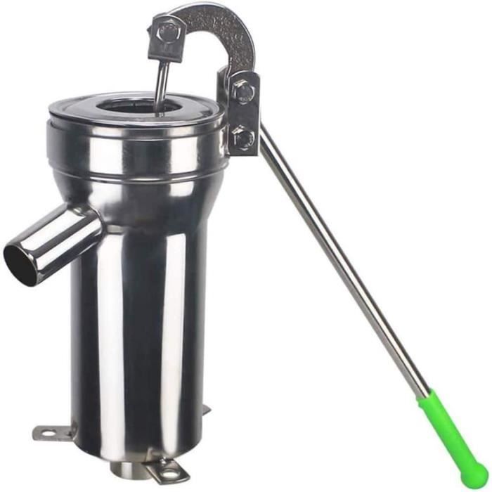 Pompe à Puits Manuelle En Acier Inoxydable - Pour Eau Jusqu'à 10 M De Profondeur, Jardin, étang, Extérieur