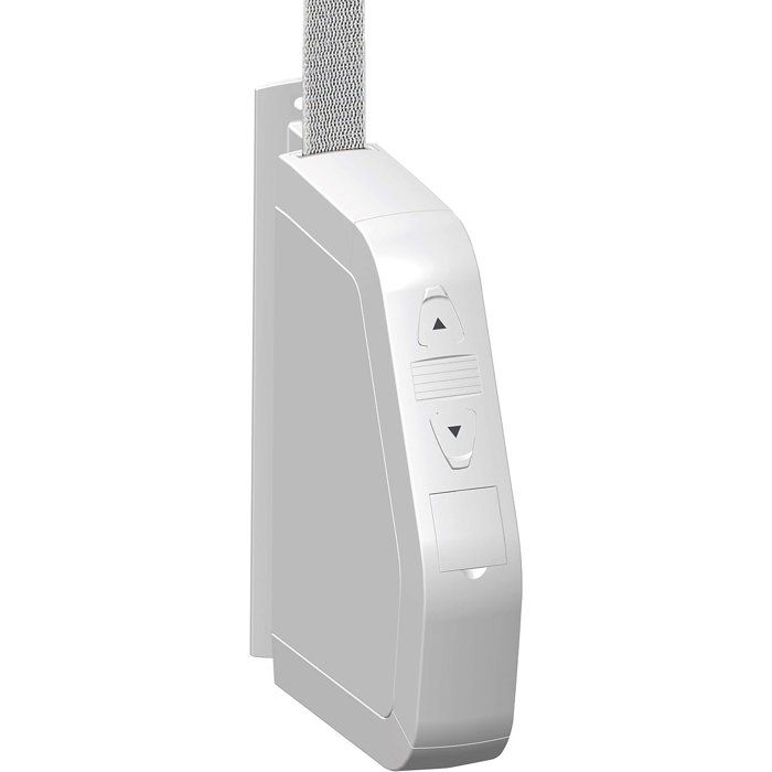 Enrouleur de sangle pour volet roulant - SUPERROLLO - GW185 - Electrique - 14/15 mm - Câble 15 m - Blanc