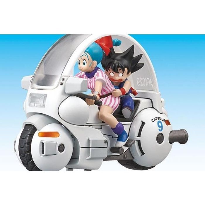 Maquette Dbz Bulma' Capsule No9 Motorcycle Mecha Collection Vol1 8cm - vue 2