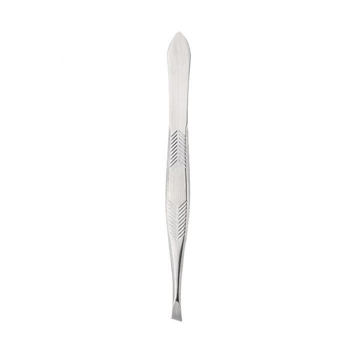 3 Pinces à Épiler Inox Pour Arêtes De Poisson - 2 Plates Et 1 Inclinée, 10-12cm