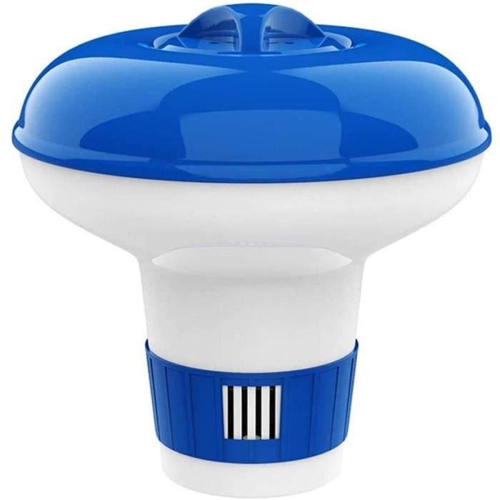 Distributeur Flottant Chlore Piscine – Dispenser Pastilles Chlore Réglable Pour Entretien Eau Piscine