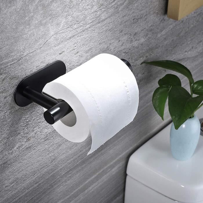 Porte Papier Toilette Auto-adhésif, Support Papier Toilettes Acier Inox Porte Rouleau Toilette Pour Salle De Bain Et Cuisine Pas De Forage 3m Auto Adhesif Fei Yu 78976703