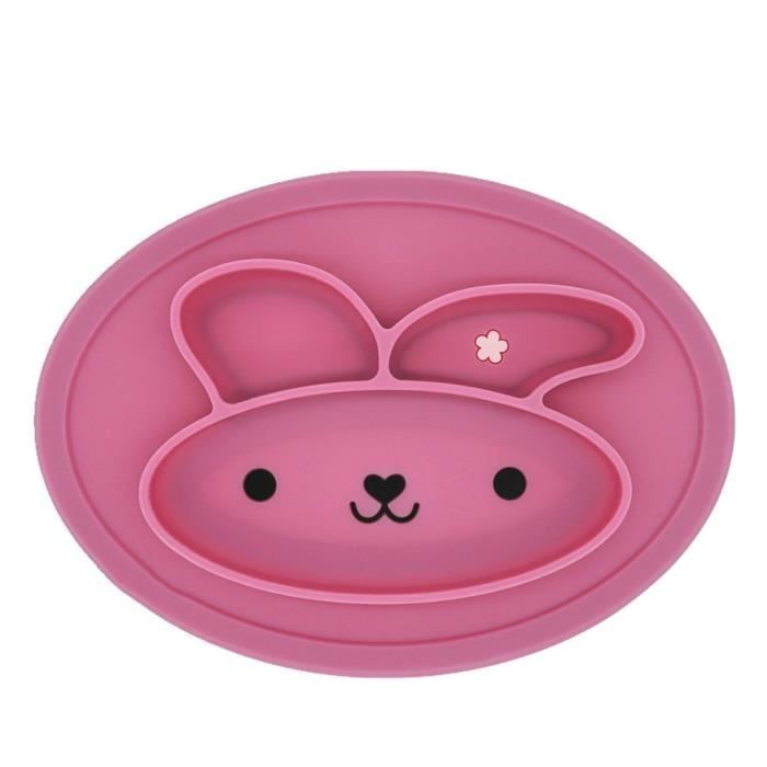 Assiette Bebe Bol Bebe Sans Bpa Assiette Bebe Silicone Assiette Bebe Antiderapante Antichute Avec Compartiment Lapin Rouge Achat Vente Assiette Plateau Bebe Cdiscount