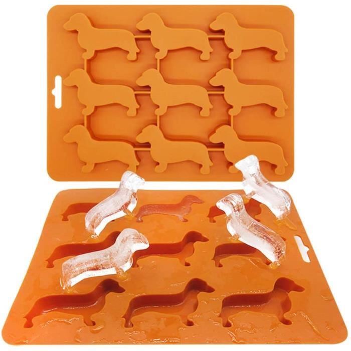 Moule à glaçons en forme de chien teckel, Flexible et attrayant, réutilisable, fournitures de fête, moule en Silicone – acheter les meilleurs produits dans la boutique en ligne