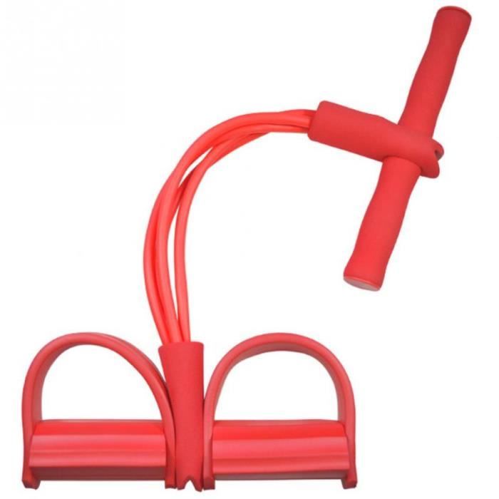 Elastique fitness Élastique Fitness Elastiband Avec Poster 10Kg Rouge