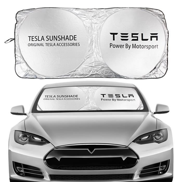 Pare-soleil pour fenêtre avant de voiture, pour Tesla modèle 3 X S Y P100D,  accessoires automobiles For Tesla Letters - Cdiscount Auto