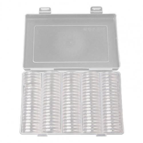 Leuchtturm Lot de 10 capsules rondes pour pièces de monnaie 14 mm Leuchtturm Lot de 10 capsules rondes pour pièces de monnaie 14 mm