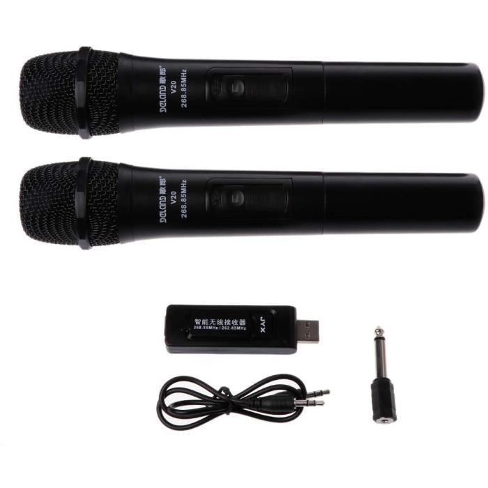 Micro USB Microphone USB Avec Lumière RVB, Micro à Condensateur PC Plug