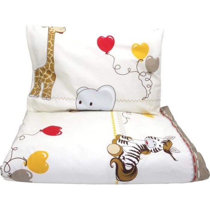 Callyna Parure De Lit Bebe 100 Union Europeenne Housse De Couette Bebe 135 X 100 Cm Et Taie D Oreiller 60 X 40 Cm 100 Cdiscount Puericulture Eveil Bebe