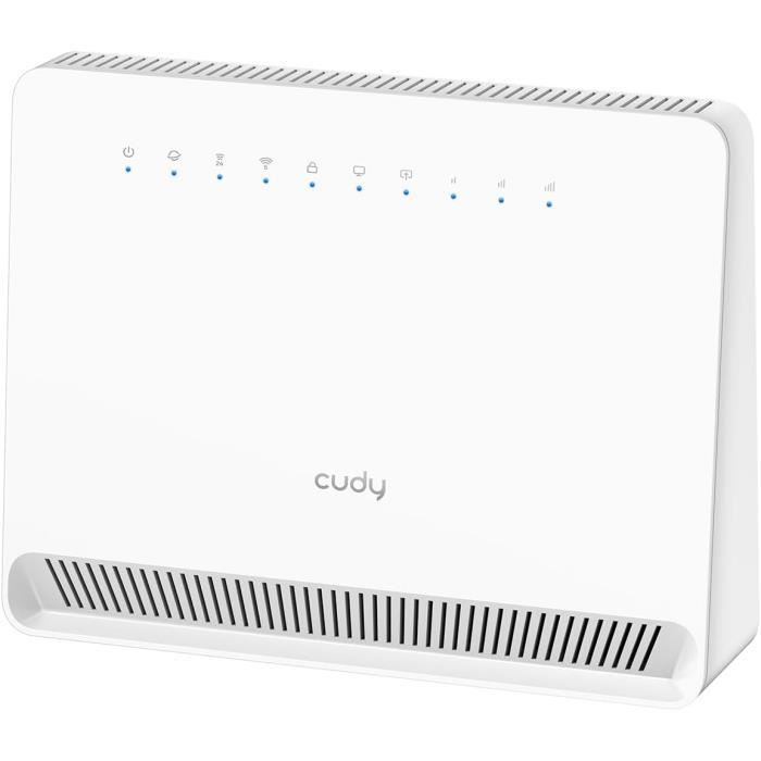 Routeur 4G LTE – CUDY – LT500E – Wi-Fi double bande AC1200 – Vitesse jusquà 300 Mbps – Ports Ethernet 100 Mbps