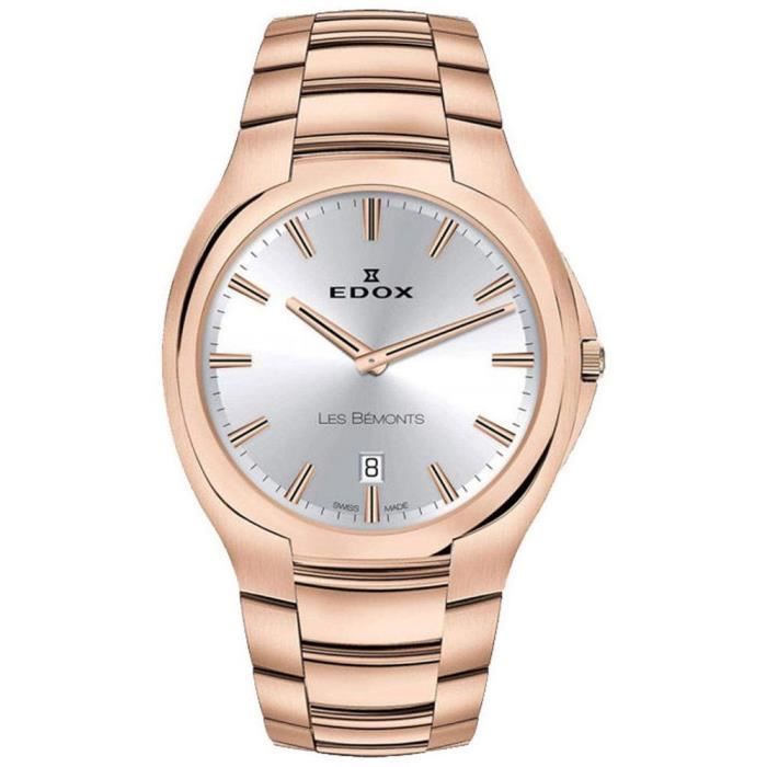 EDOX Les Bemonts 57004-37R-AIR Montre Quartz Femme
