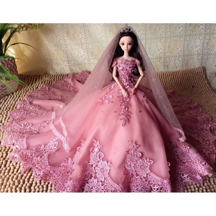 Asiv Robes de Princesse de Mariage de Mode avec 12 Paires de Chaussures de  poupée 17 Pièces : : Jeux et Jouets