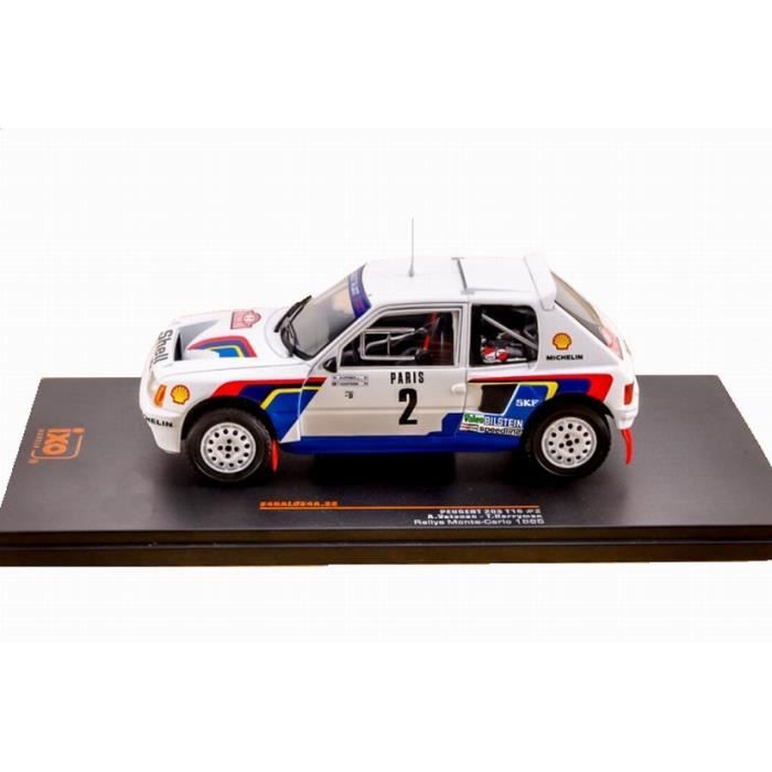 Miniature PEUGEOT 205 T16 #2 rallye de Monté Carlo 1985 A.Vatanen / T.Harryman IXOMODELS IXO18RMC020 | Collect World