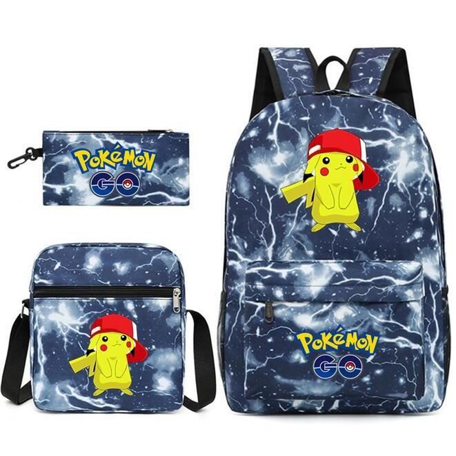 Pikachu Dessin Anim?� Sac ?� Dos imprim?� Sac ?� Dos Scolaire Loisir fille gar?�ons - Cdiscount 