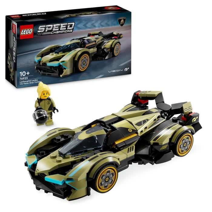 Lego Speed Champions Lamborghini Lambo V12 Vision Gt Super Car 76923 Lego La Boite - vue 4