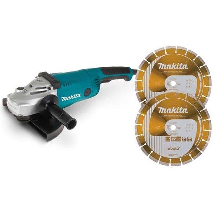 Meuleuse Makita O230 Mm 2200w 2 Disques Diamant Nebula 230mm Lot0131 Achat Vente Meuleuse Meuleuse Makita O230 Mm 2200w Cdiscount
