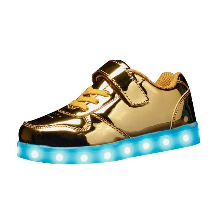 basket semelle lumineuse garcon