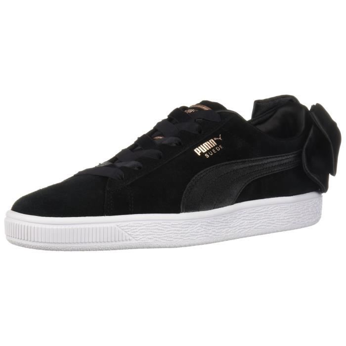 basket puma femme noir daim