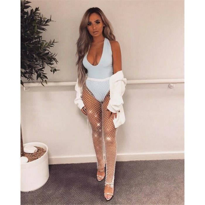 Bas Résille Avec Strass – Bas Sexy En Résille Scintillants