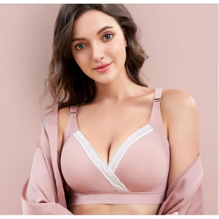 Acheter Soutien-gorge d'allaitement pour femmes enceintes, sous-vêtements,  Lingerie d'allaitement, soutien-gorge d'allaitement de maternité