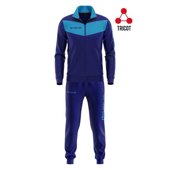 Survêtement enfant Givova Visa - navy blue/turquesa