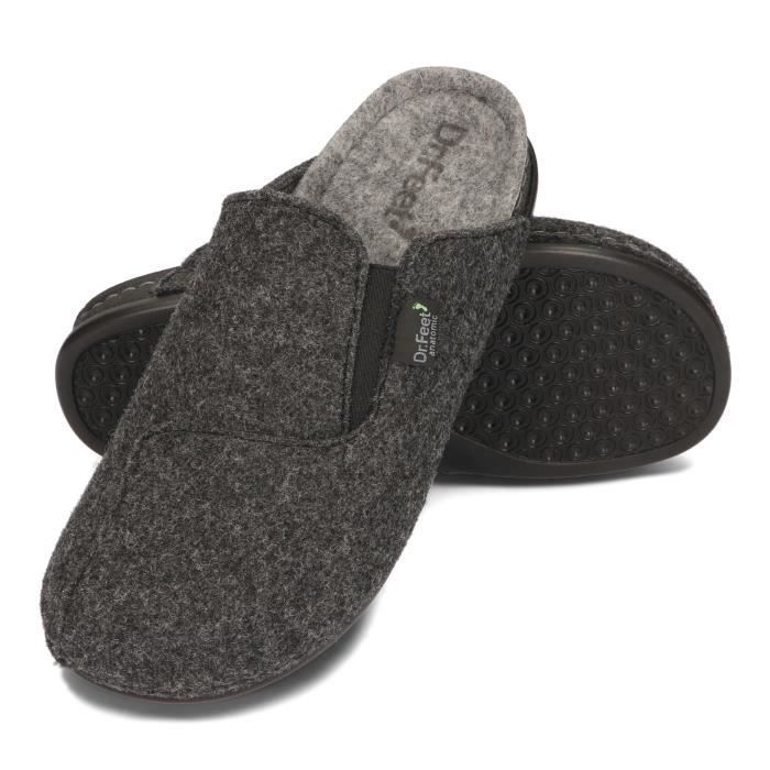 Pantoufle semelle feutre homme cheap