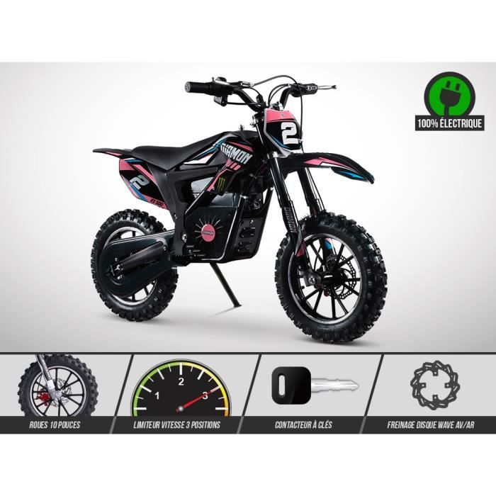 Pocket bike 500W MX moto électrique enfant - Quads Motos Familly