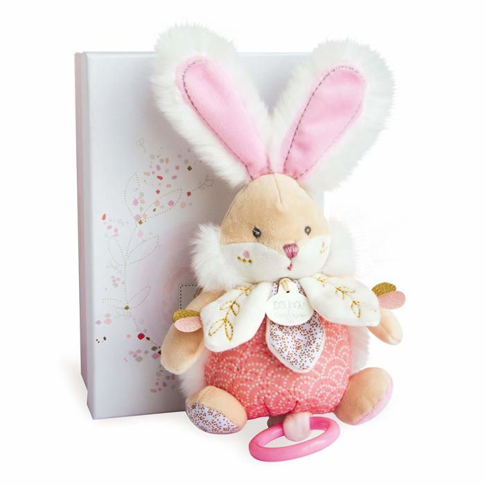 Doudou Et Compagnie Lapin De Sucre Boite A Musique Rose Cdiscount Jeux Jouets