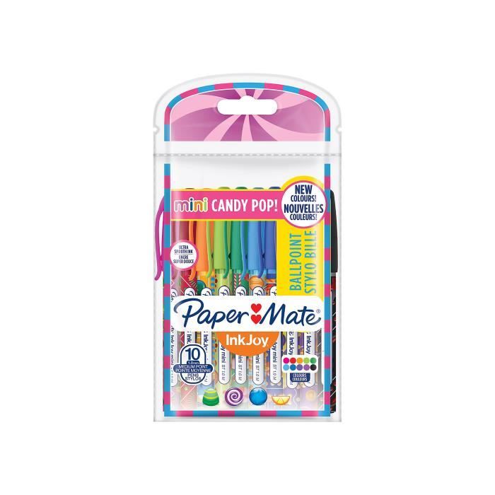 Recharges Pour Stylo Gel Effaçable Paper Mate - Pointe 0,7 Mm - Lot De 2 - Rose