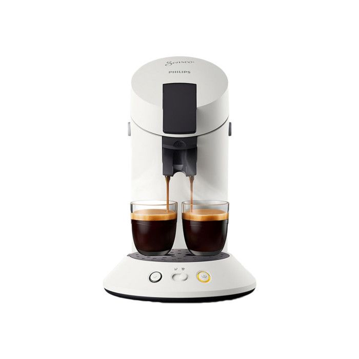 Cafetière à dosettes Philips Senseo Original Plus CSA210/11 - blanche
