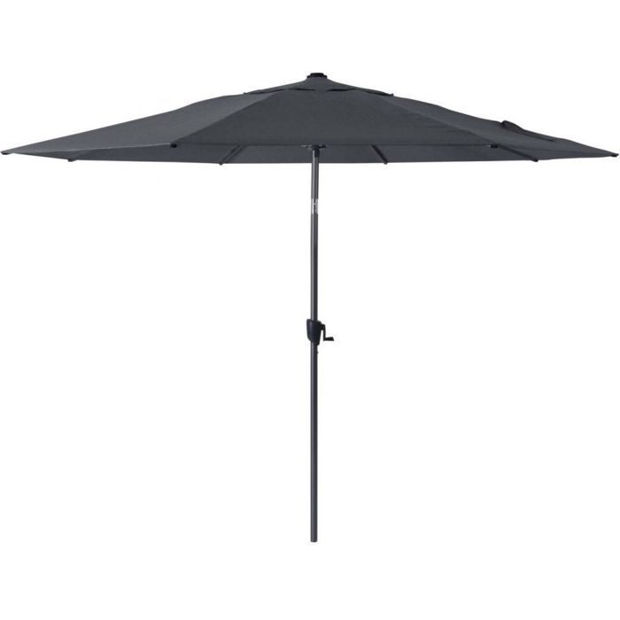 Parasol rond en aluminium 3m Castries Gris