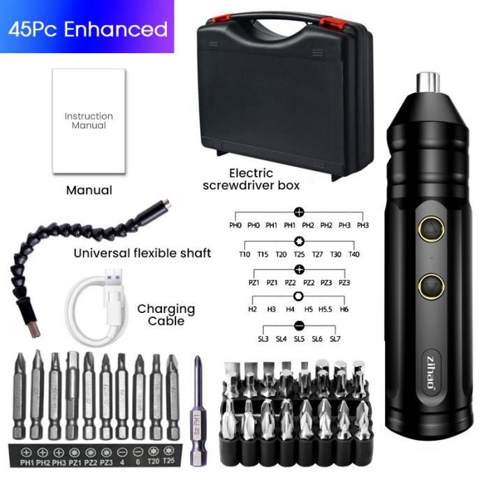 Tournevis Sans Fil Rechargeable Polyvalent main image 1