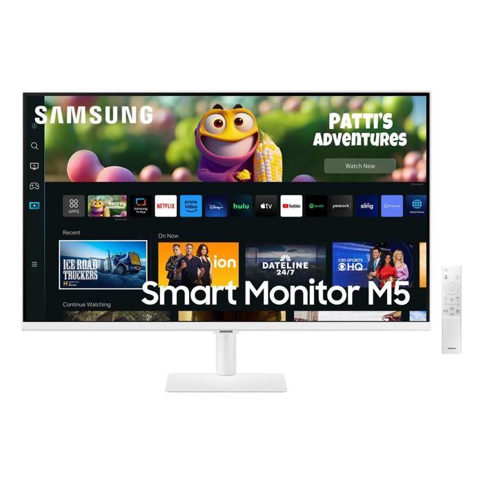 Samsung 32 LED – Smart Monitor M5 S32CM501EU – 1920 x 1080 pixels – 4 ms (gris à gris) – 16/9 – Dalle VA – HDR10 –