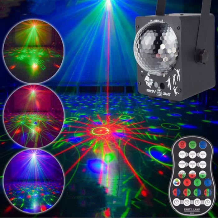 Laser Light RGB Projector Party Lights 60 Patterns DJ Magic Ball Laser ...